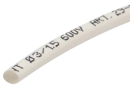 Трубка термоусаживаемая ТУТнг-LS (2:1)-3/1.5 белая REXANT Фото