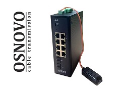 Новинка оборудования от OSNOVO — промышленный коммутатор с управлением через веб-интерфейс