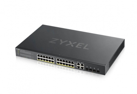 Гибридный Smart коммутатор Zyxel Nebula Flex GS1920-24v2, 24xGE, 4xCombo (SFP/RJ-45), бесшумный (без Фото
