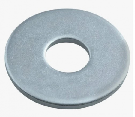 Шайба DIN9021 М6 увеличенная кузовная оцинкованная фото 