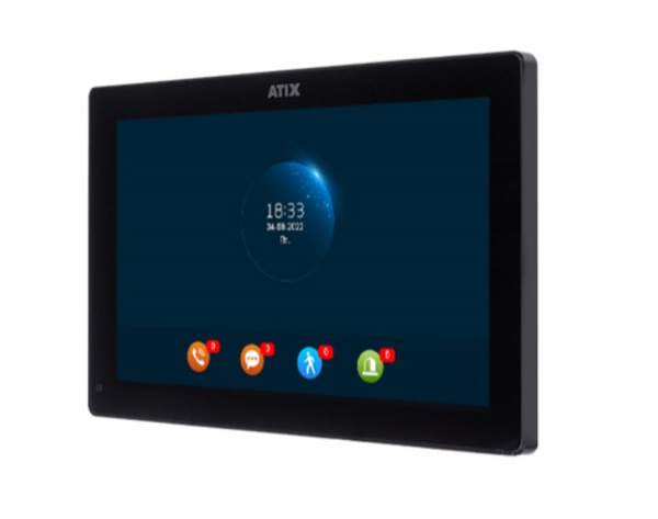 AT-I-M1011F/IW Black Цветной WIFI домофон FHD с IPS экраном Фото AT-I-M1011F/IW Black Цветной WIFI домофон FHD с IPS экраном Фото