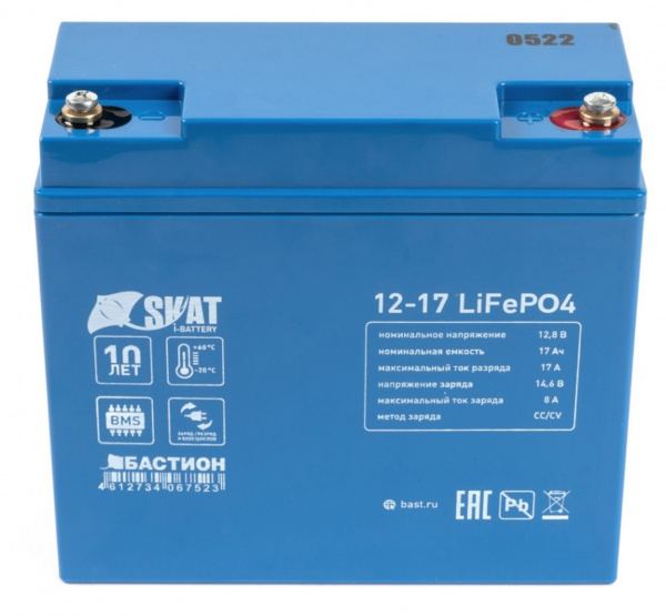 Skat i-Battery 12-17 LiFePo4 аккумуляторная батарея Фото Skat i-Battery 12-17 LiFePo4 аккумуляторная батарея Фото