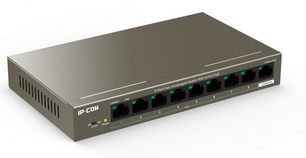 F1109P-8-102W 9-портовый настольный PoE коммутатор 10/100 Мбит/с с 4-портами PoE Фото