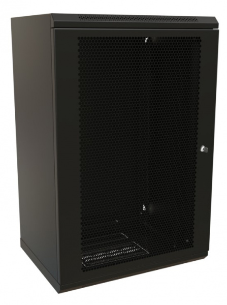 WR-TW-1866-SD-RAL9004 Шкаф настенный 19-дюймовый (19