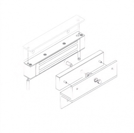 TS-ZL280S Комплект креплений для установки электромагнитных замков Фото