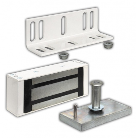 М1-200 с уголком (белый) Замок электромагнитный Фото