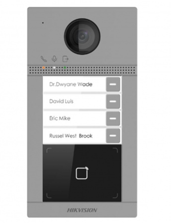 DS-KV8413-WME1(C)/Flush Вызывная панель Фото