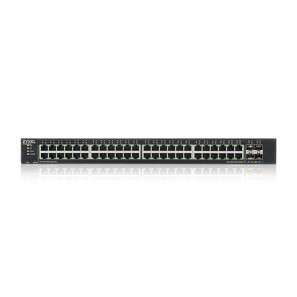 XGS1935-52, 52 Port Smart Managed Switch, 48x Gigabit Copper and 4x 10G SFP+, hybrid mode, standalon 48-портовый гигабитный Smart L3 Lite коммутатор с 4 аплинками 10G Фото