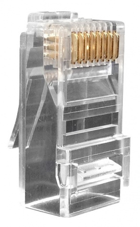 Hyperline PLUG-8P8C-U-C6-100 Разъем RJ-45(8P8C) под витую пару, категория 6 (100 шт) Фото