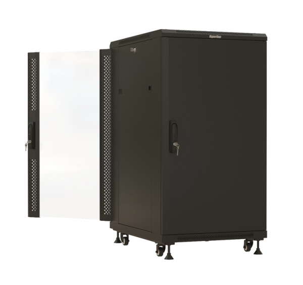 Hyperline TTBR-2768-AS-RAL9004 Шкаф напольный 19-дюймовый Фото Hyperline TTBR-2768-AS-RAL9004 Шкаф напольный 19-дюймовый Фото