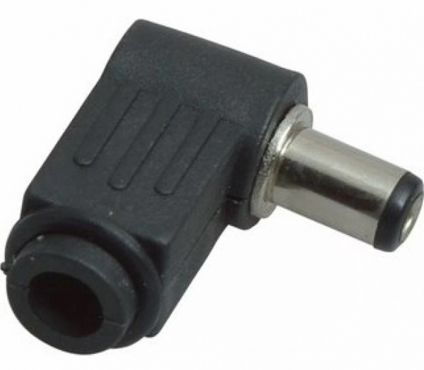 Разъем питания штекер 2.1х5.5x10 мм угловой REXANT Фото