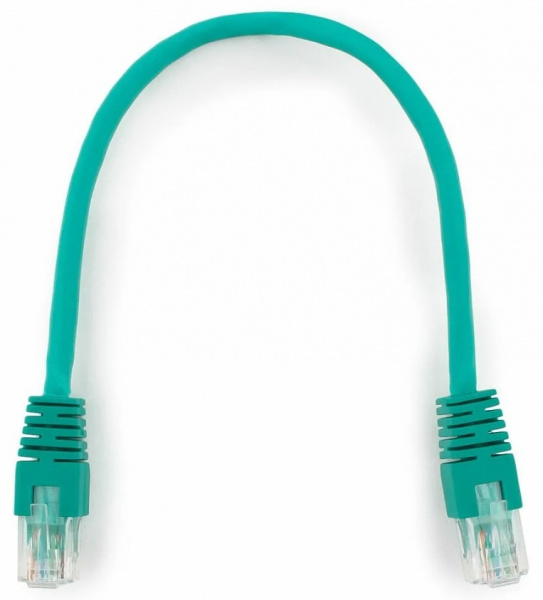 Патч-корд UTP Cablexpert PP6U-0.5M/G кат.6, 0.5м, литой, многожильный (зелёный) Фото