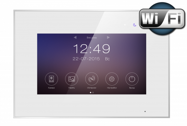 Marilyn HD Wi-Fi XL (white) Монитор цветного видеодомофона 7 дюймов Фото Marilyn HD Wi-Fi XL (white) Монитор цветного видеодомофона 7 дюймов Фото