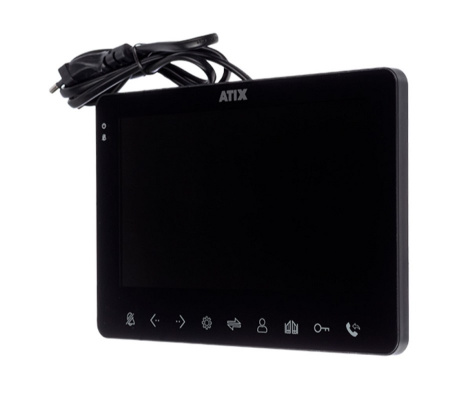 AT-I-K711C/T Black Комплект: видеодомофон СVBS и видеопанель СVBS Фото