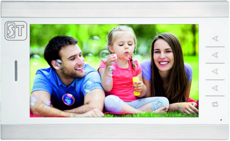 ST-M201/10 (S/SD) БЕЛЫЙ Монитор домофона цветной Фото