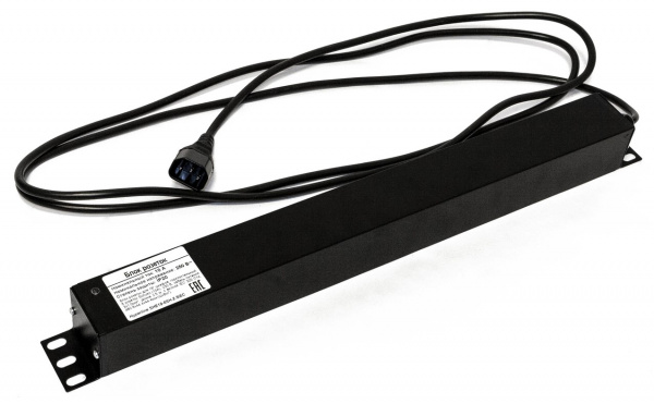 Hyperline SHE19-6SH-2.5IEC Блок розеток для 19 Hyperline SHE19-6SH-2.5IEC Блок розеток для 19