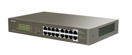 TEG1116P-16-150W 16-портовый гигабитный настольный/стоечный коммутатор с 16 портами PoE Фото