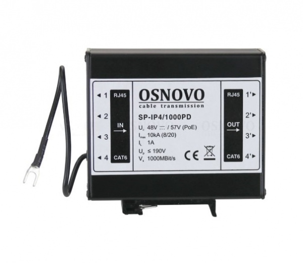 SP-IP4/1000PD Устройство грозозащиты для локальной вычислительной сети на 4 порта Фото