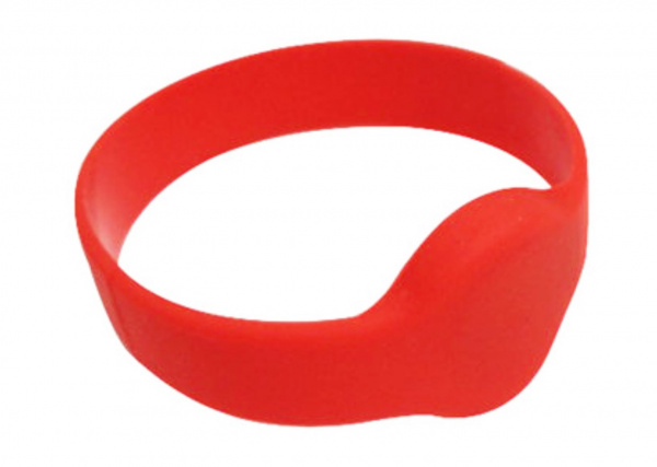 Браслет Mifare, IL-10D74MR, силиконовый, без застёжки (красный, мужской) Фото