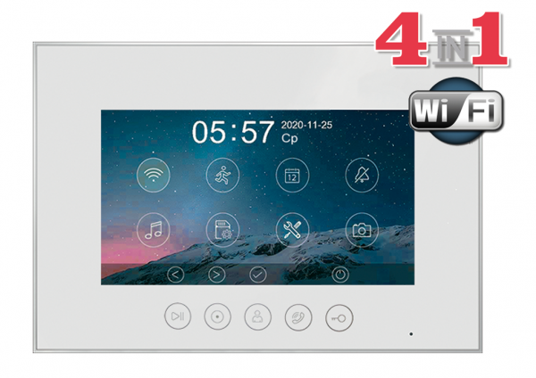 Marilyn HD Wi-Fi s (white) Монитор цветного видеодомофона Фото Marilyn HD Wi-Fi s (white) Монитор цветного видеодомофона Фото