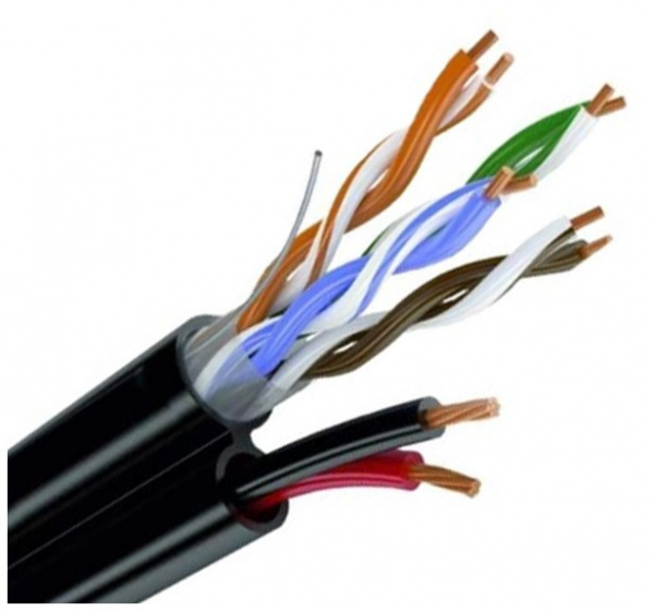 Кабель Optimus UTP-5e, CAT5e, 4x2x0.5+2x0.75 CCA (outdoor) 200м Фото