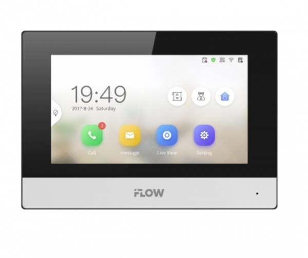 F-VI-3442HPWE1 7“ гибридный IP видеодомофон с Wi-Fi Фото F-VI-3442HPWE1 7“ гибридный IP видеодомофон с Wi-Fi Фото
