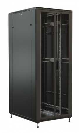 WR-TT-4282-DD-RAL9004 Шкаф напольный 19-дюймовый, 42U, 2055x800х1200 мм (ВхШхГ) Фото