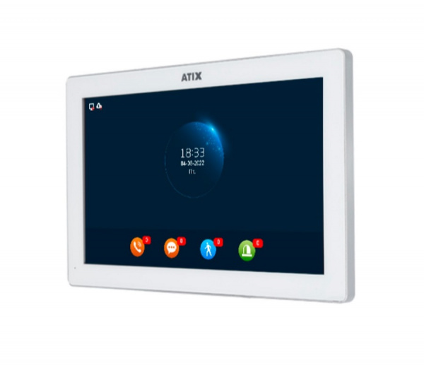 AT-I-M1011F/IW White Цветной WIFI домофон FHD с IPS экраном Фото AT-I-M1011F/IW White Цветной WIFI домофон FHD с IPS экраном Фото
