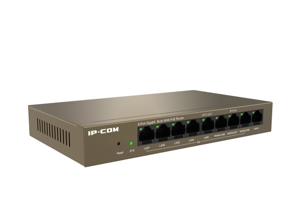 M20-8G-PoE 9-портовый гигабитный PoE-маршрутизатор IP-COM c 8 портами PoE с облачным управлением Фото M20-8G-PoE 9-портовый гигабитный PoE-маршрутизатор IP-COM c 8 портами PoE с облачным управлением Фото