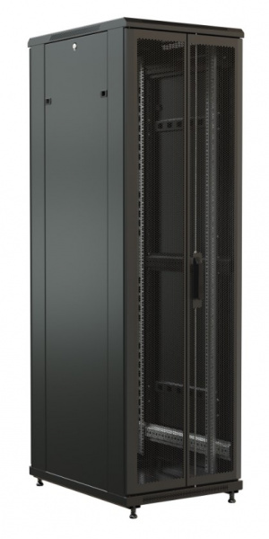 WR-TT-2761-DD-RAL9004 Шкаф напольный 19-дюймовый, 27U, 1388x600х1000 мм (ВхШхГ) Фото