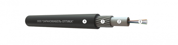 Кабель волоконно-оптический ОКБ-8(G.652.D)-Т 7кН, 8 волокон Фото