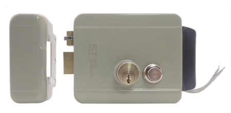 ST-EL-03(N/2C/B/PS)(СЕРЫЙ) Замок электромеханический Фото