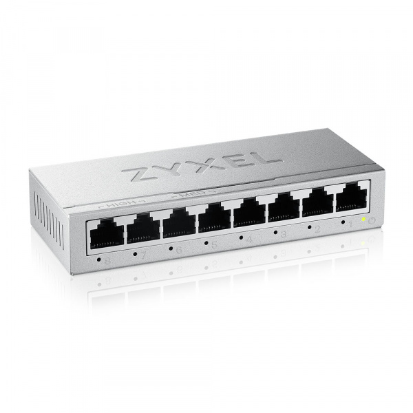 GS-108B v5, EU, 8-port GbE Unmanaged Switch 8-портовый гигабитный коммутатор Фото