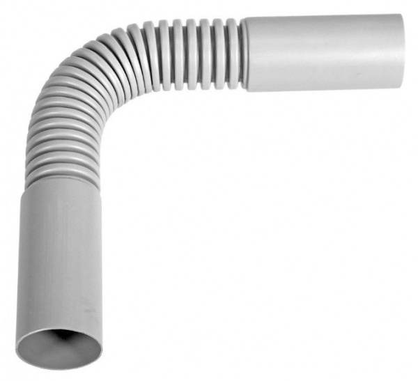 Поворот гибкий гофрированный d25 мм Промрукав Фото