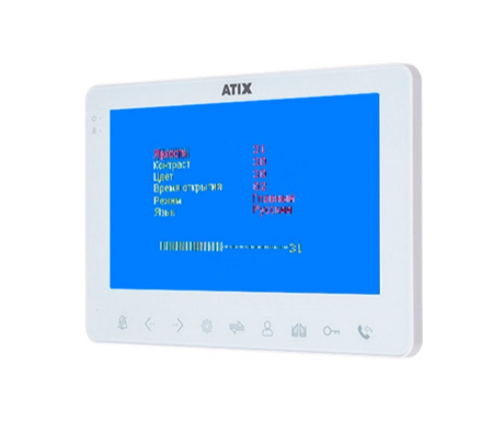 AT-I-K710C/T White Комплект: видеодомофон СVBS и видеопанель СVBS Фото