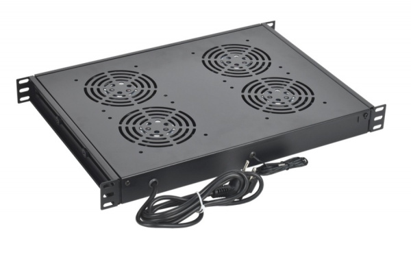 ITK Модуль вентил. 1U с цифр. термостатом 4 вент. черный Фото ITK Модуль вентил. 1U с цифр. термостатом 4 вент. черный Фото