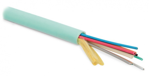 Кабель волоконно-оптический FO-MB-IN-503-12-LSZH-AQ Hyperline 50/125(OM3) многомодовый, 12 волокон Фото