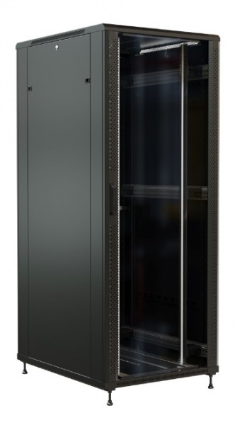 WR-TT-4282-AS-RAL9004 Шкаф напольный 19-дюймовый, 42U, 2055x800х1200 мм (ВхШхГ) Фото