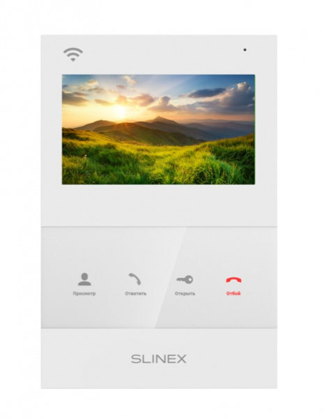 SQ-04N Cloud White  4-дюймовый домофон с приложением Slinex Smart Call Фото SQ-04N Cloud White  4-дюймовый домофон с приложением Slinex Smart Call Фото