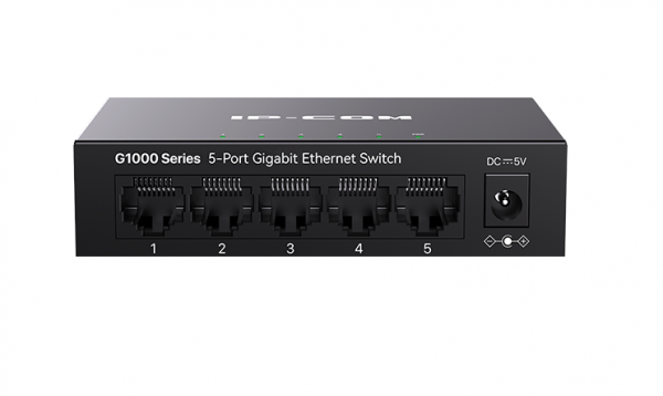 G1005 Неуправляемый коммутатор IP-COM, 5 портов RJ 45 Gigabit Ethernet (10/100/1000 Мбит/с) Фото