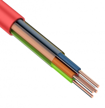 Кабель сигнальный REXANT KСВВнг(А)-LS 4х0,5 мм, бухта 200м Фото