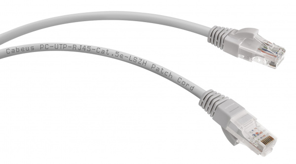 Cabeus PC-UTP-RJ45-Cat.5e-0.5m-LSZH патч-корд медный (8862c)  Фото