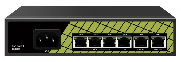 TSn-4FP6F2 Коммутатор PoE Фото