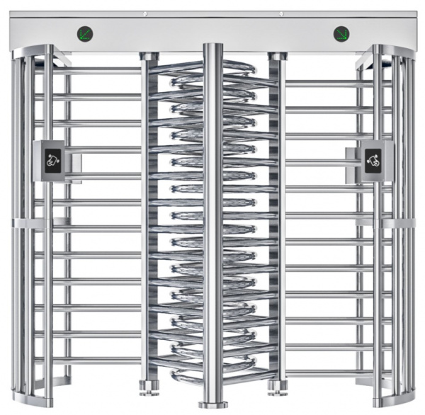 БЛОКПОСТ РСТ 1200 ПОЛНОРОСТОВОЙ ДВУХПРОХОДНОЙ роторный Турникет Фото