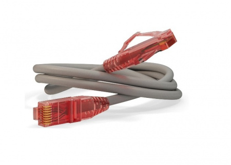 Hyperline PC-LPM-UTP-RJ45-RJ45-C5e-1M-LSZH-GY Патч-корд U/UTP, Cat.5e (100% Fluke Component Tested) Фото