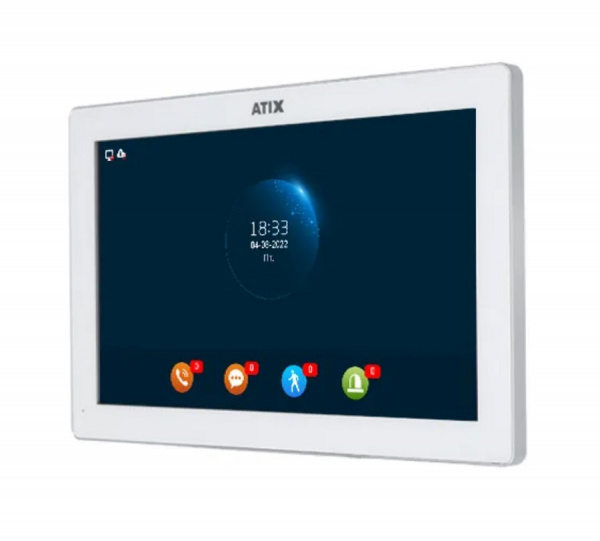 AT-I-M1012F/IW White Цветной Wi-Fi домофон FHD с функцией DVR и AI Фото AT-I-M1012F/IW White Цветной Wi-Fi домофон FHD с функцией DVR и AI Фото