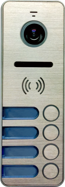 iPanel 2 (Metal) 4 аб. Цветная вызывная панель видеодомофона на 4 абонента Фото iPanel 2 (Metal) 4 аб. Цветная вызывная панель видеодомофона на 4 абонента Фото