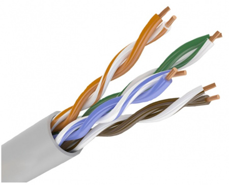 Кабель Optimus UTP-5e LSZH CAT5e, 4x2x0.5 Cu (indoor) 305м Фото
