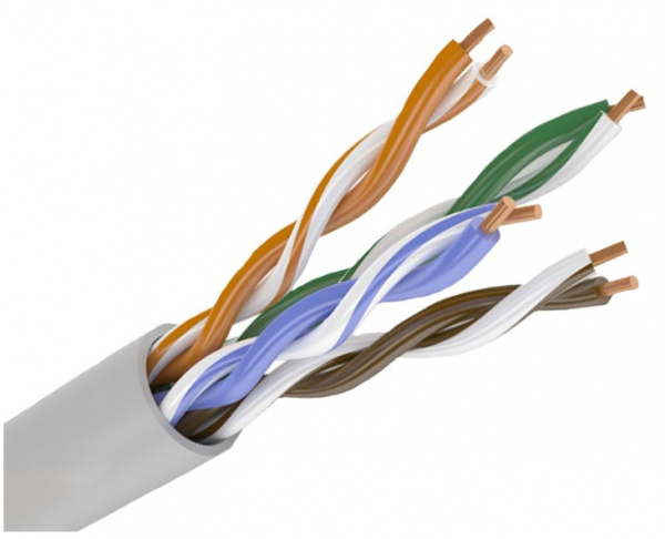 Кабель Optimus UTP-5e LSZH CAT5e, 4x2x0.5 Cu (indoor) 305м Фото