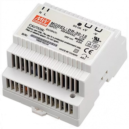 DR-30-15 Блок питания, 15В,2А,30Вт Фото